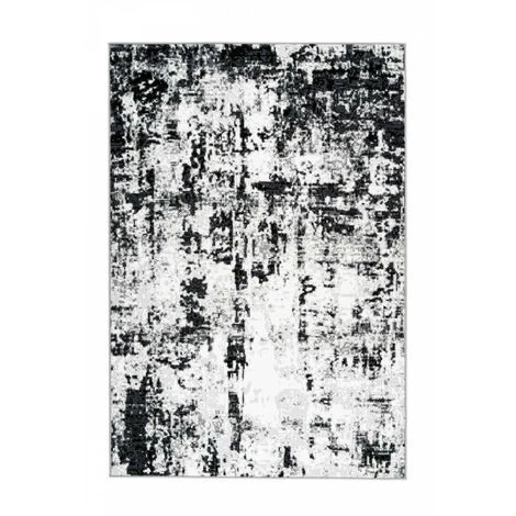 Tapis BOBOCHIC - Tapis Poils Courts SANTOR Motif Vintage - Gris 5 Tapis BOBOCHIC - Tapis Poils Courts SANTOR Motif Vintage - Gris – Image 3