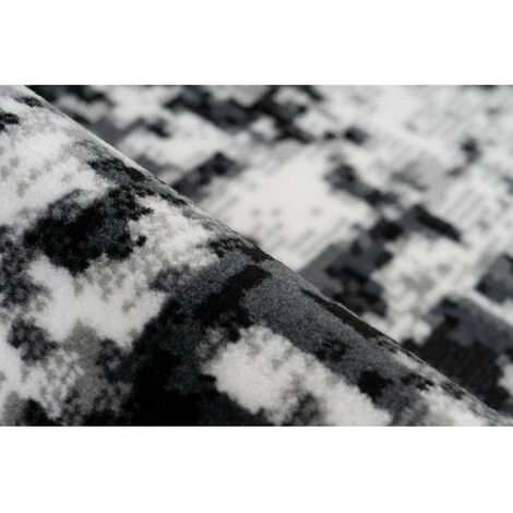 Tapis BOBOCHIC - Tapis Poils Courts SANTOR Motif Vintage - Gris 6 Tapis BOBOCHIC - Tapis Poils Courts SANTOR Motif Vintage - Gris – Image 4