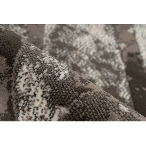 Tapis BOBOCHIC - Tapis Fabrication Artisanale LUCIO Motif Contemporain - Gris 6 Tapis BOBOCHIC - Tapis Fabrication Artisanale LUCIO Motif Contemporain - Gris – Image 4