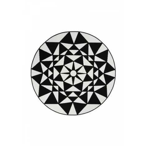 Tapis BOBOCHIC - Tapis Poils Courts YOUMKA Motif Contemporain - Blanc 6 Tapis BOBOCHIC - Tapis Poils Courts YOUMKA Motif Contemporain - Blanc – Image 4