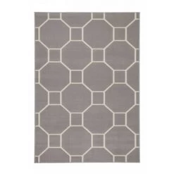 Tapis BOBOCHIC - Tapis Poils Courts IRMA Motif Graphique - Taupe -BOBOCHIC Soldes 2022 62048563 3