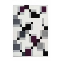 Tapis BOBOCHIC - Tapis Fabrication Artisanale LUCIO Motif Contemporain - Ivoire -BOBOCHIC Soldes 2022 62050786 3