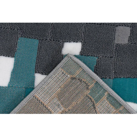 Tapis BOBOCHIC - Tapis Poils Courts KRISTA Motif Contemporain Multicolore - Multicolore 7 Tapis BOBOCHIC - Tapis Poils Courts KRISTA Motif Contemporain Multicolore - Multicolore – Image 5