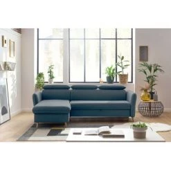 Canapés D'angle Convertibles BOBOCHIC - Canapé D'angle Réversible Convertible Avec Coffre MARCUS Bleu - Bleu 9 Canapés D'angle Convertibles BOBOCHIC - Canapé D'angle Réversible Convertible Avec Coffre MARCUS Bleu - Bleu -BOBOCHIC Soldes 2022 62073236 3