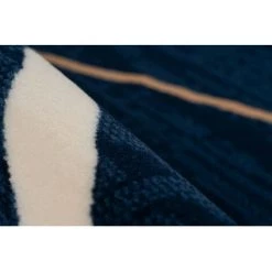 Tapis BOBOCHIC - Tapis Poils Courts KRISTA Motif Contemporain - Bleu -BOBOCHIC Soldes 2022 62095940 4