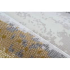 Tapis BOBOCHIC - Tapis Fabrication Artisanale LUCIO Motif Contemporain - Jaune -BOBOCHIC Soldes 2022 62096341 4