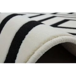 Tapis BOBOCHIC - Tapis Poils Courts ZAGORA Motif Contemporain - Ivoire -BOBOCHIC Soldes 2022 62096342 4