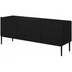 Meubles TV BOBOCHIC - Meuble TV 150 Cm KASHA Pieds Noir Noir - Noir 8 Meubles TV BOBOCHIC - Meuble TV 150 Cm KASHA Pieds Noir Noir - Noir -BOBOCHIC Soldes 2022 62102001 2