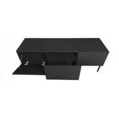 Meubles TV BOBOCHIC - Meuble TV 150 Cm KASHA Pieds Noir Noir - Noir 10 Meubles TV BOBOCHIC - Meuble TV 150 Cm KASHA Pieds Noir Noir - Noir -BOBOCHIC Soldes 2022 62102001 4