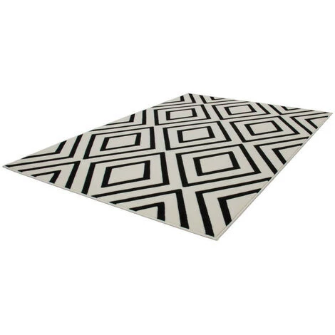 Tapis BOBOCHIC - Tapis Poils Courts ZAGORA Motif Contemporain - Ivoire 3 Tapis BOBOCHIC - Tapis Poils Courts ZAGORA Motif Contemporain - Ivoire