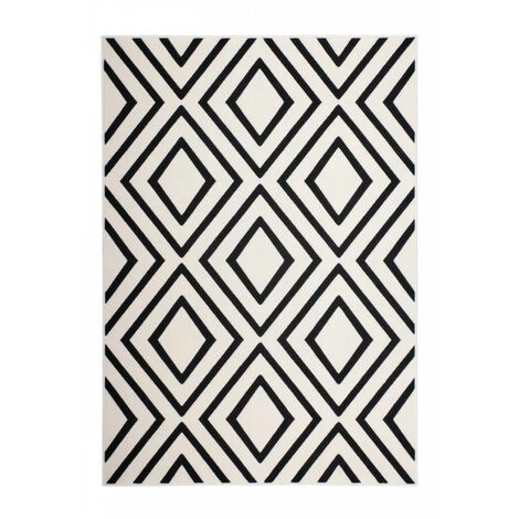 Tapis BOBOCHIC - Tapis Poils Courts ZAGORA Motif Contemporain - Ivoire 5 Tapis BOBOCHIC - Tapis Poils Courts ZAGORA Motif Contemporain - Ivoire – Image 3