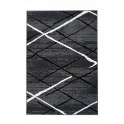 Tapis BOBOCHIC - Tapis Poils Courts KRISTA Motif Contemporain - Gris -BOBOCHIC Soldes 2022 62144925 3