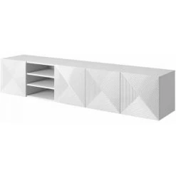 Meubles TV BOBOCHIC - Meuble TV Suspendu 200 Cm ALICE Blanc Brillant - Blanc Brillant 6 Meubles TV BOBOCHIC - Meuble TV Suspendu 200 Cm ALICE Blanc Brillant - Blanc Brillant -BOBOCHIC Soldes 2022 62145112 2