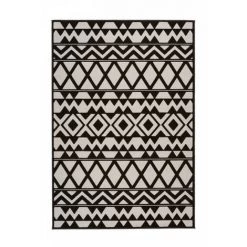 Tapis BOBOCHIC - Tapis Poils Courts SAFI Motif Ethnique - Marron -BOBOCHIC Soldes 2022 62471719 3