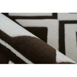 Tapis BOBOCHIC - Tapis Poils Courts SAFI Motif Ethnique - Marron -BOBOCHIC Soldes 2022 62471719 4