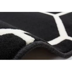 Tapis BOBOCHIC - Tapis Poils Courts IRMA Motif Graphique - Noir -BOBOCHIC Soldes 2022 62471883 4