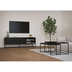 Tables Basses BOBOCHIC - Tables Basses Gigognes KIMY Placage Frêne Noir - Noir 9 Tables Basses BOBOCHIC - Tables Basses Gigognes KIMY Placage Frêne Noir - Noir -BOBOCHIC Soldes 2022 62472508 3