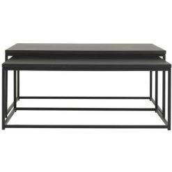 Tables Basses BOBOCHIC - Tables Basses Gigognes KIMY Placage Frêne Noir - Noir 10 Tables Basses BOBOCHIC - Tables Basses Gigognes KIMY Placage Frêne Noir - Noir -BOBOCHIC Soldes 2022 62472508 4