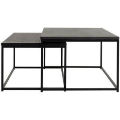 Tables Basses BOBOCHIC - Tables Basses Gigognes KIMY Placage Frêne Noir - Noir 11 Tables Basses BOBOCHIC - Tables Basses Gigognes KIMY Placage Frêne Noir - Noir -BOBOCHIC Soldes 2022 62472508 5
