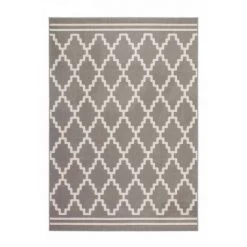 Tapis BOBOCHIC - Tapis Poils Courts IRMA Motif Graphique - Taupe -BOBOCHIC Soldes 2022 62472605 3