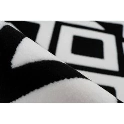 Tapis BOBOCHIC - Tapis Poils Courts SAFI Motif Ethnique - Noir -BOBOCHIC Soldes 2022 62473276 4