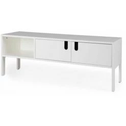 Meubles TV BOBOCHIC - Meuble TV 137 Cm KORY Bleu Marine - Bleu Marine