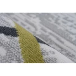 Tapis BOBOCHIC - Tapis Poils Courts KRISTA Motif Contemporain - Blanc -BOBOCHIC Soldes 2022 62478690 4