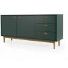 Buffets BOBOCHIC - Buffet 2 Portes 170 Cm KIARA Vert - Vert -BOBOCHIC Soldes 2022 62479236 1