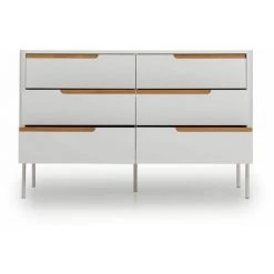 Commodes BOBOCHIC - Commode 6 Tiroirs HAMPTON Blanc - Blanc -BOBOCHIC Soldes 2022 62479512 4