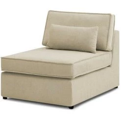 Canapé Modulable BOBOCHIC - Chauffeuse 1 Place Pour Canapé Modulable SARAH Beige - Beige -BOBOCHIC Soldes 2022 62479766 2