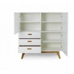 Buffets BOBOCHIC - Buffet 3 Portes 114 Cm BAYRA - Blanc -BOBOCHIC Soldes 2022 62480578 4