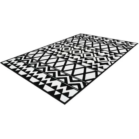 Tapis BOBOCHIC - Tapis Poils Courts SAFI Motif Ethnique - Noir 3 Tapis BOBOCHIC - Tapis Poils Courts SAFI Motif Ethnique - Noir
