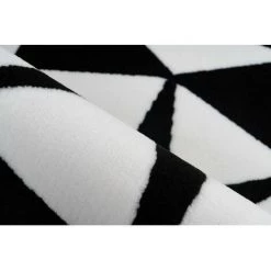 Tapis BOBOCHIC - Tapis Poils Courts YOUMKA Motif Contemporain - Blanc -BOBOCHIC Soldes 2022 62485758 5