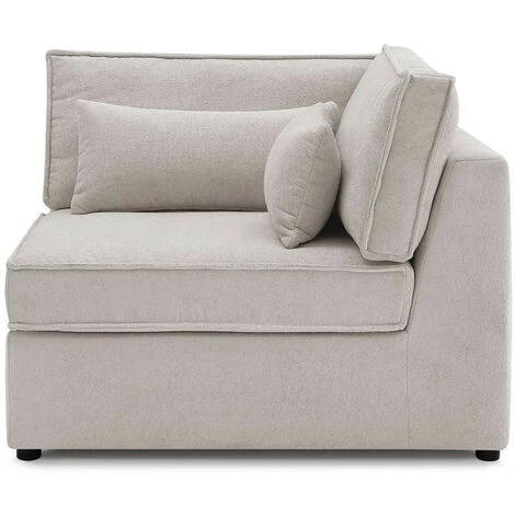 Canapé Modulable BOBOCHIC - Angle Pour Canapé Modulable SARAH Blanc - Blanc 3 Canapé Modulable BOBOCHIC - Angle Pour Canapé Modulable SARAH Blanc - Blanc