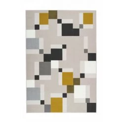 Tapis BOBOCHIC - Tapis Fabrication Artisanale LUCIO Motif Contemporain - Crème -BOBOCHIC Soldes 2022 62487792 3