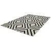 Tapis BOBOCHIC - Tapis Poils Courts ZAGORA Motif Contemporain - Ivoire
