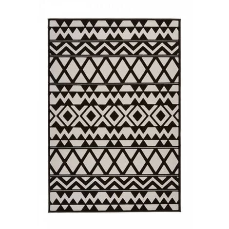 Tapis BOBOCHIC - Tapis Poils Courts SAFI Motif Ethnique - Marron 5 Tapis BOBOCHIC - Tapis Poils Courts SAFI Motif Ethnique - Marron – Image 3