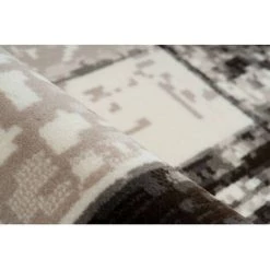 Tapis BOBOCHIC - Tapis Fabrication Artisanale LUCIO Motif Contemporain - Crème -BOBOCHIC Soldes 2022 62612940 4