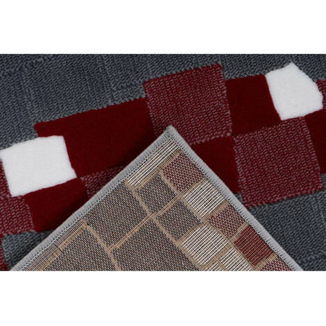 Tapis BOBOCHIC - Tapis Poils Courts KRISTA Motif Contemporain Multicolore - Multicolore 7 Tapis BOBOCHIC - Tapis Poils Courts KRISTA Motif Contemporain Multicolore - Multicolore – Image 5