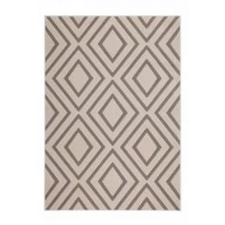 Tapis BOBOCHIC - Tapis Poils Courts ZAGORA Motif Contemporain - Taupe -BOBOCHIC Soldes 2022 62617280 3