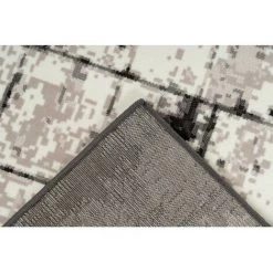 Tapis BOBOCHIC - Tapis Fabrication Artisanale LUCIO Motif Contemporain - Crème -BOBOCHIC Soldes 2022 62633503 5