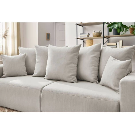 Canapé Droit Convertible BOBOCHIC - Canapé Droit Convertible Coffre ENVY Beige - Beige 7 Canapé Droit Convertible BOBOCHIC - Canapé Droit Convertible Coffre ENVY Beige - Beige – Image 5