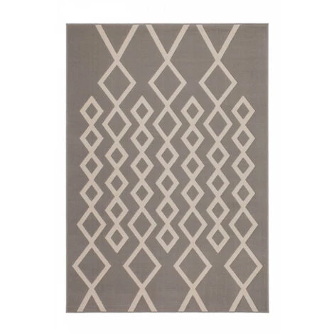 Tapis BOBOCHIC - Tapis Fabrication Artisanale IGLI Motif Contemporain - Taupe 5 Tapis BOBOCHIC - Tapis Fabrication Artisanale IGLI Motif Contemporain - Taupe – Image 3
