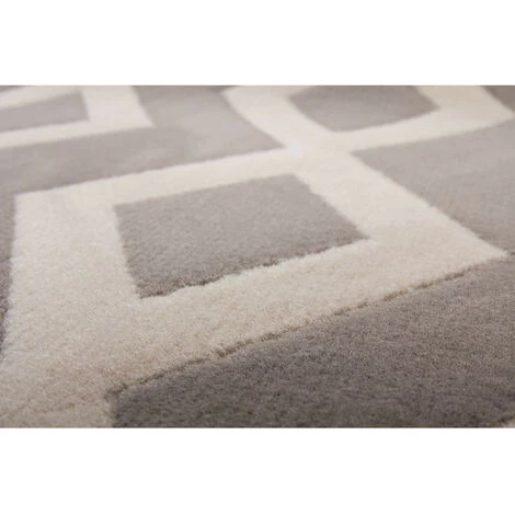 Tapis BOBOCHIC - Tapis Fabrication Artisanale IGLI Motif Contemporain - Taupe 6 Tapis BOBOCHIC - Tapis Fabrication Artisanale IGLI Motif Contemporain - Taupe – Image 4