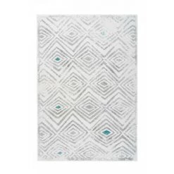 Tapis BOBOCHIC - Tapis Poils Courts KRISTA Motif Contemporain Multicolore - Blanc 9 Tapis BOBOCHIC - Tapis Poils Courts KRISTA Motif Contemporain Multicolore - Blanc -BOBOCHIC Soldes 2022 63413950 3