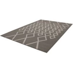 Tapis BOBOCHIC - Tapis Fabrication Artisanale IGLI Motif Contemporain - Taupe