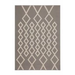 Tapis BOBOCHIC - Tapis Fabrication Artisanale IGLI Motif Contemporain - Taupe -BOBOCHIC Soldes 2022 63414031 3