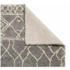 Tapis BOBOCHIC - Tapis Shaggy YAID Motif Berbère 120x170 Gris - Gris -BOBOCHIC Soldes 2022 63415448 3