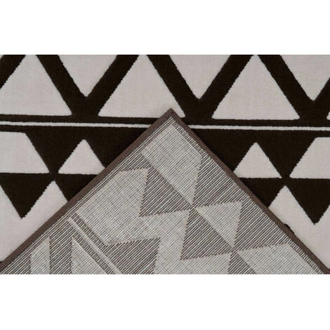 Tapis BOBOCHIC - Tapis Poils Courts SAFI Motif Ethnique - Marron 7 Tapis BOBOCHIC - Tapis Poils Courts SAFI Motif Ethnique - Marron – Image 5