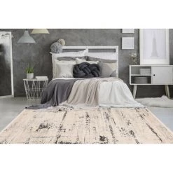 Tapis BOBOCHIC - Tapis Poils Courts TENZO Motif Vintage - Gris -BOBOCHIC Soldes 2022 63416777 2